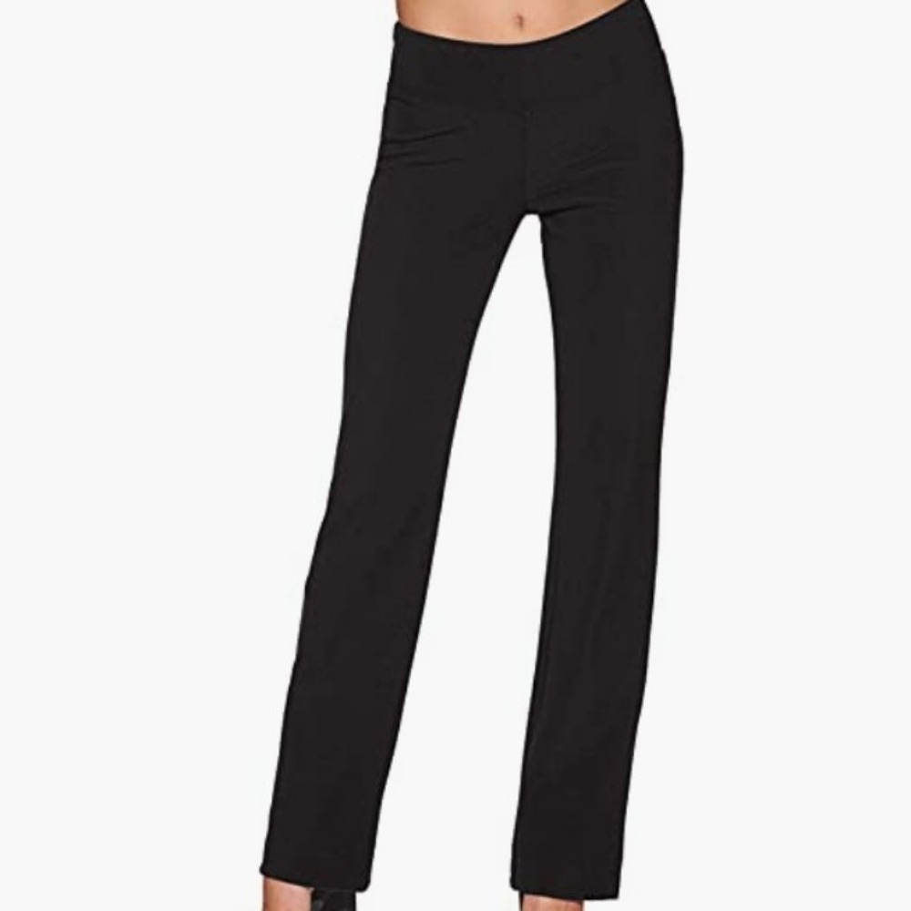 Boston Proper Women's Wrinkle Resistant Solid Color Knit Palazzo Pant